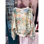 Gucci oversize sweatshirt with flora print 562199