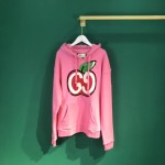 Gucci Hooded sweatshirt with GG apple print 610160