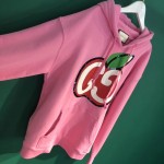 Gucci Hooded sweatshirt with GG apple print 610160