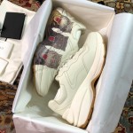 Gucci Rhyton leather sneaker with tigers 576050