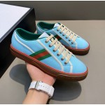 Gucci Tennis 1977 sneaker blue cotton 606111