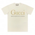 Gucci glitter print T-shirt ivory 615044
