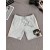 497251 Gucci stripe cotton shorts grey