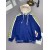 575758 Gucci logo tape zip-front bomber jacket blue
