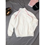 625405 Gucci Jersey zip-up sweatshirt with Web