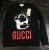 469250 Gucci Cotton Oversized Logo Hoodies black