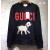 Gucci Oversize sweatshirt with lamb patch 469250 black