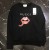 475532 Gucci Mouse Print Cotton Jersey Sweatshirt black
