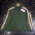 596230 Gucci Cotton jersey hooded sweatshirt green