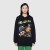 615061 Disney x Gucci Donald Duck hooded sweatshirt black