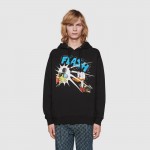 623244 Disney x Gucci Donald Duck hooded sweatshirt