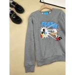 623245 Disney x Gucci Donald Duck sweatshirt grey