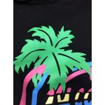 626989 Gucci hawaii print sweatshirt black