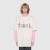 616036 Gucci 'think/thank' print oversize T-shirt