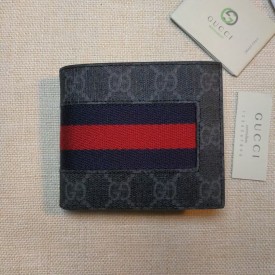 Gucci Web GG Supreme wallet 408827 black