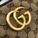 GG Marmont small shoulder bag black 447632 HVKEG 9772