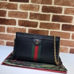 Gucci Ophidia small shoulder bag black 503877