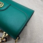 675795 Gucci Diana mini shoulder bag green