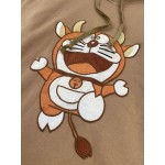 615061 Doraemon x Gucci hooded sweatshirt brown