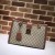 Gucci Padlock medium GG shoulder bag 479197 brown
