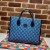 GG Multicolour small tote bag blue 659983