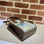 ‎671623 GG carnation print mini tote bag