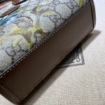 ‎671623 GG carnation print mini tote bag