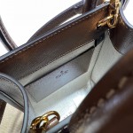 ‎671623 GG carnation print mini tote bag