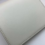 Gucci Horsebit 1955 card case wallet white 621887