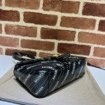 Gucci The Hacker Project small GG Marmont bag black 443497
