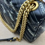 Gucci The Hacker Project small GG Marmont bag black 443497