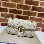 Gucci The Hacker Project small GG Marmont bag white 443497