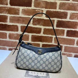 GUCCI OPHIDIA GG SMALL HANDBAG 735145 BLUE