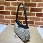 GUCCI OPHIDIA GG SMALL HANDBAG 735145 BLUE