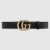 Gucci Leather belt with pearl Double G 453260