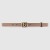 Gucci Leather belt with pearl Double G buckle 476342