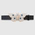 Gucci Leather belt with moth buckle 493433
