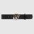 Gucci Leather belt with tiger buckle 451190