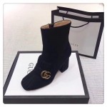 Gucci sude ankle boot 408210