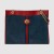 Gucci Rajah large tote blue suede 537219