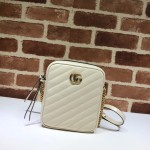 Gucci GG Marmont mini shoulder bag white 550155