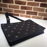 Gucci Bee Star leather messenger 450976