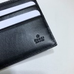Gucci Leather wallet with Gucci logo black 547585