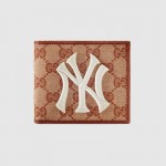 Gucci Original GG canvas wallet with New York Yankees patch™ pink 547787