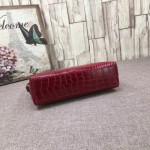 Gucci Ophidia crocodile grain small shoulder bag red 499621