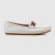 Gucci Leather driver with Web white 450892