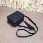 Gucci Soho leather disco bag navy_blue 308364