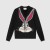  Gucci Bugs Bunny wool knit cardigan 519449