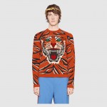 Gucci Tiger intarsia wool sweater 496680 X9I76