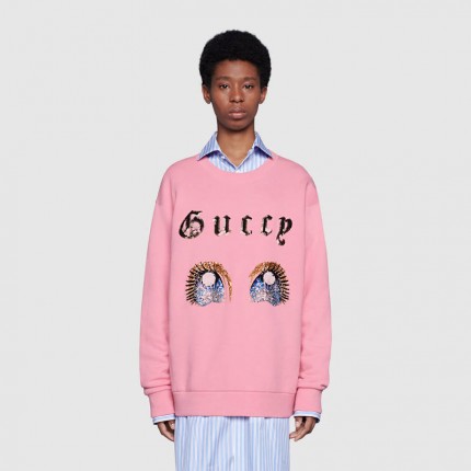 Gucci Oversize sweatshirt with Cartoon Eye 469250